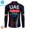 Uae Emirates Radtrikot Winter Thermal Fleece 2024 N001